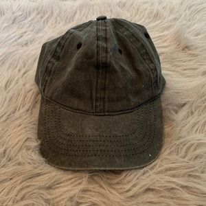Acid Washed Black Hat